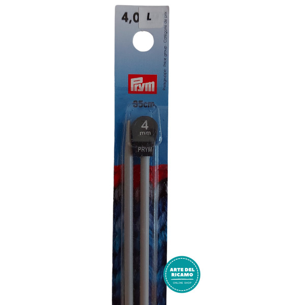 Prym - Agujas para Tejer de Aluminio  - 35 cm - 4 mm